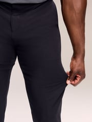 Black Muscle Fit Motionflex Tech Suit Trousers - Image 3 of 11