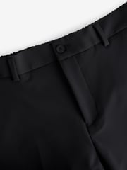Black Muscle Fit Motionflex Tech Suit Trousers - Image 8 of 11