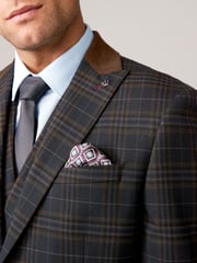 Navy Regular Fit Jacket - Image 6 of 11