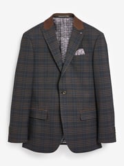 Navy Regular Fit Jacket - Image 7 of 11