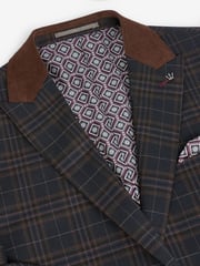 Navy Regular Fit Jacket - Image 9 of 11