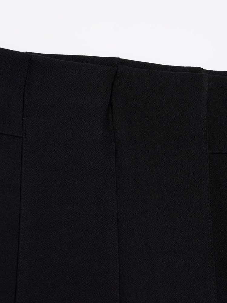 River Island Black Curve Stitched Wide Leg Trousers - Image 6 of 6 River Island Black Curve Stitched Wide Leg Trousers - Image 6 of 6