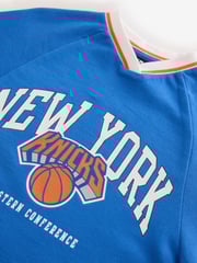 Blau/New York Knicks - NBA Trikot-Kleid aus 100 % Baumwolle (3–16 J.) - Bild 5 von 5