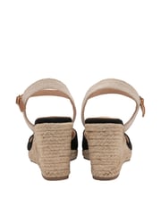 Lotus Black Wedge Espadrille Shoes - Image 3 of 4