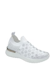 Lotus White Casual Knit Trainers - Image 1 of 4