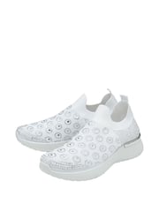 Lotus White Casual Knit Trainers - Image 2 of 4