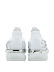 Lotus White Casual Knit Trainers - Image 3 of 4