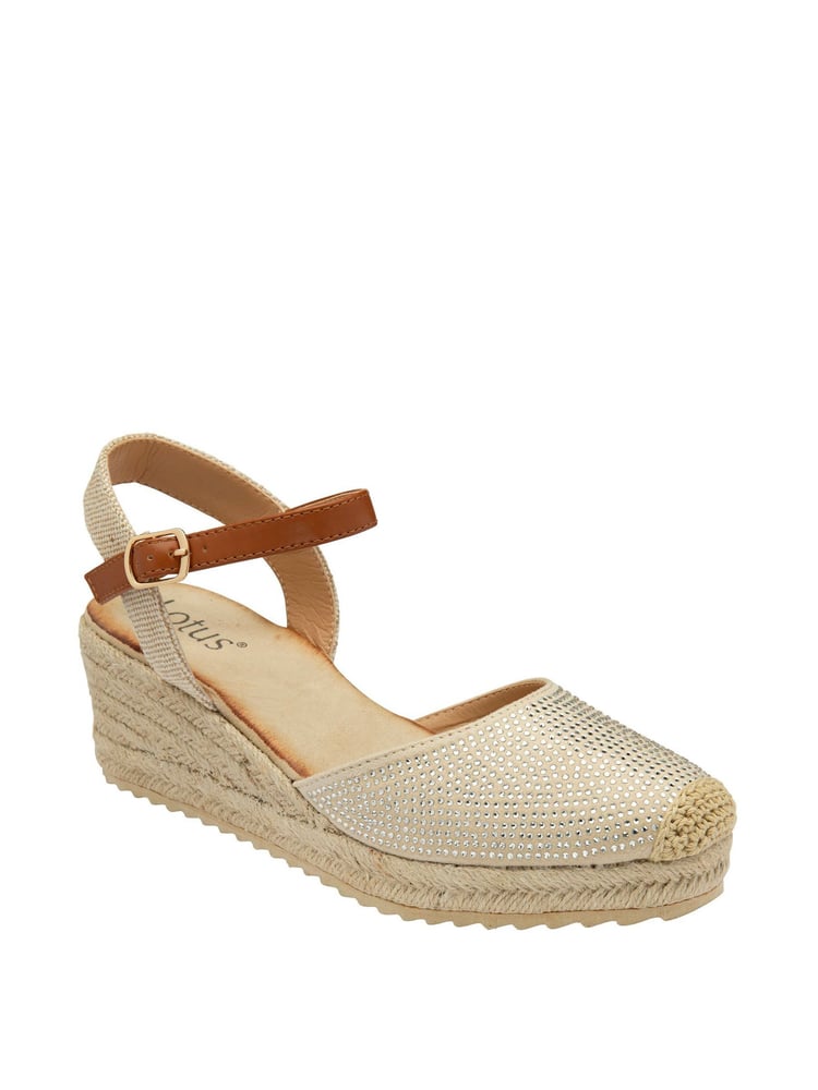 Lotus Natural Wedge Espadrilles Shoes - Image 1 of 4