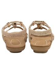 Lotus Gold Casual Open Toe Holiday Sandals - Image 3 of 4