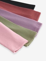 Multi Ribbed Leggings 5 Pack (3-16yrs) - Image 8 of 8