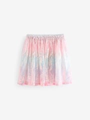 Pink/Blue Sequin Pull On Skirt (3-16yrs) - Image 4 of 5