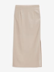 Cream Mesh Sequin Midi Skirt - Image 5 of 6