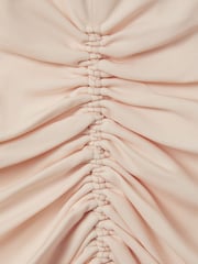 Reiss Blush Felicity Ruched Bodycon Midi Dress - Image 6 of 6