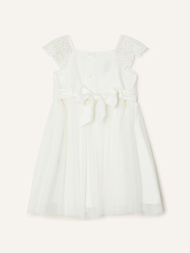Monsoon White Baby Estella Dress - Image 2 of 2