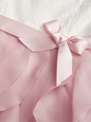 Monsoon Pink White Lace Cancan Ruffle Dress - Image 3 of 3