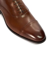 Dune London Brown Wide Fit Secrecy Oxford Toe Cap Lace-Up Shoes - Image 5 of 6