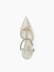 Dune London Cream Devotional Bridal Embellished Heels - Image 6 of 7