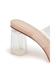 Linzi Nude Muse Perspex Heeled Sandals - Image 5 of 6