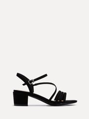 Linzi Black Afia Strappy Block Heel Sandals - Image 2 of 5