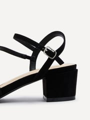 Linzi Black Afia Strappy Block Heel Sandals - Image 5 of 5