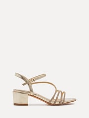 Linzi Gold Riri Diamante Embellished Strappy Heels - Image 2 of 5
