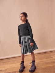 Grey Metallic Skirt (3-16yrs) - Image 2 of 5
