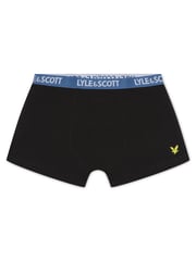 Lyle & Scott Black Underwear Boys Markus Trunks 3 Pack - Image 4 of 4