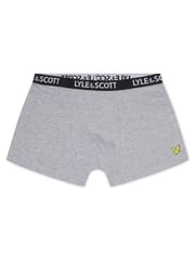 Lyle & Scott Grey Boys Markus Underwear Trunks 3 Pack - Image 4 of 4