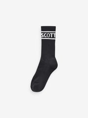 Lyle & Scott Black Jacquard Boys Sports Socks 3 Pack - Image 2 of 2