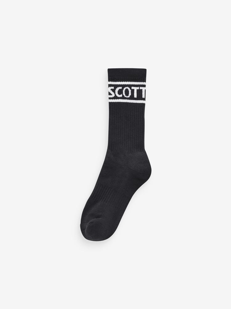 Lyle & Scott Black Jacquard Boys Sports Socks 3 Pack - Image 2 of 2 Lyle & Scott Black Jacquard Boys Sports Socks 3 Pack - Image 2 of 2