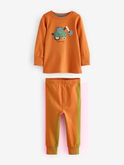 Green/Orange Transport 3 Pack Snuggle Pyjamas (9mths-8yrs) - Image 8 of 15