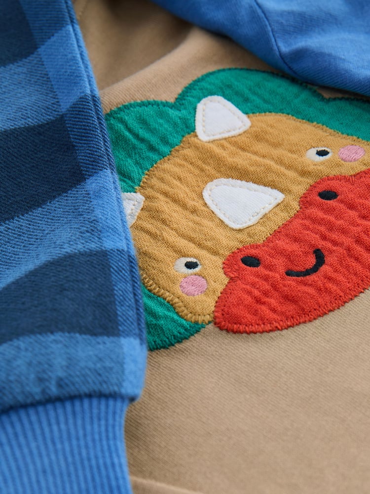 Green/Orange/Blue Dinosaur Check Woven Bottom Pyjamas 3 Pack (9mths-8yrs) - Image 13 of 13 Green/Orange/Blue Dinosaur Check Woven Bottom Pyjamas 3 Pack (9mths-8yrs) - Image 13 of 13