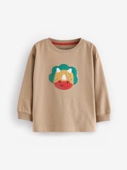 Green/Orange/Blue Dinosaur Check Woven Bottom Pyjamas 3 Pack (9mths-8yrs) - Image 9 of 13