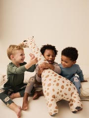 Blue/Brown/Khaki Green Animal 3 Pack Snuggle Pyjamas (9mths-8yrs) - Image 2 of 9