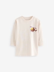 Pink/Rust/Cream Transport 3 Pack Oversized 100% Cotton Pyjamas (9mths-10yrs) - Image 10 of 16