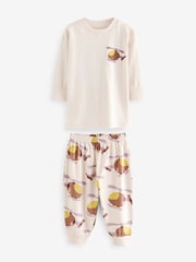Pink/Rust/Cream Transport 3 Pack Oversized 100% Cotton Pyjamas (9mths-10yrs) - Image 7 of 16