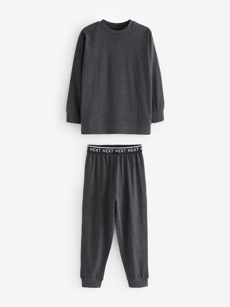 Blue/Grey/Charcoal Long Leg Pyjamas 3 Pack (4-16yrs) - Image 2 of 12 Blue/Grey/Charcoal Long Leg Pyjamas 3 Pack (4-16yrs) - Image 2 of 12