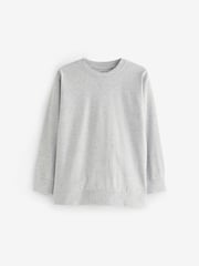 Blue/Grey/Charcoal Long Leg Pyjamas 3 Pack (4-16yrs) - Image 6 of 12