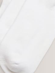 White 5 Pack Cotton Rich Cushioned Sole Ankle Socks - Image 3 of 3