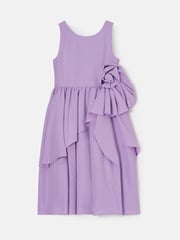 Angel & Rocket Purple Lourdes Corsage Waist Dress - Image 5 of 7