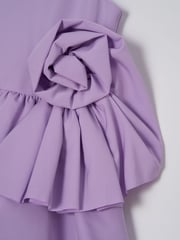 Angel & Rocket Purple Lourdes Corsage Waist Dress - Image 7 of 7