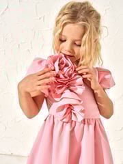 Angel & Rocket Pink Cascade Corsage Dress - Image 3 of 3