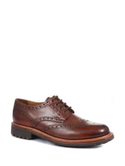 Jones Bootmaker Bushwick Goodyear Welted Leather Brown Brogues - Image 5 of 8