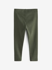 Khaki/Stone Leggings 3 Pack (3mths-7yrs) - Image 2 of 2