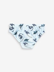 Blue Dino 7 Pack Briefs (1.5-16yrs) - Image 2 of 2