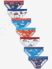 Navy/Red 7 Pack Briefs (1.5-16yrs) - Image 1 of 3