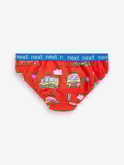 Navy/Red 7 Pack Briefs (1.5-16yrs) - Image 2 of 3
