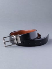 Lakeland Leather Tan/Black Caldew Double Sided Belt - Image 1 of 2
