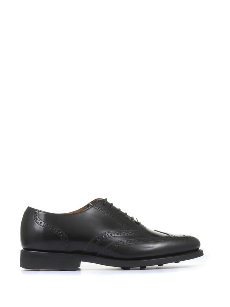 Jones Bootmaker Black Mayfair Goodyear Welted Men's Leather Oxford Brogues - Image 1 of 3