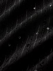 Black Sequin Long Sleeve  Shirt - Image 7 of 7